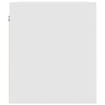 vidaXL Table de chevet murale blanc 38x34x40 cm