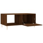 vidaXL Table basse chêne marron 90x50x40 cm bois d'ingénierie