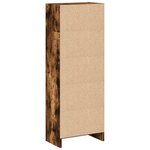 vidaXL Bibliothèque chêne fumé 40x24x109 cm bois d'ingénierie