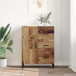 vidaXL Buffet Bois ancien 69 5 x 34 x 90 cm Bois d'ingénierie