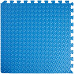 Tectake Ensemble de 12 Dalles Carrées EVA - Tapis de sol, Sport - bleu