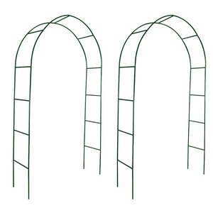 vidaXL Arche de jardin 2 Pièces pour plantes grimpantes