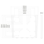 Newstar support mural d'écran plat de 10"-40" fixe 1 7-4 cm noir