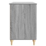 vidaXL Bureau Sonoma gris 142 5 x 50 x 75 cm Bois d'ingénierie