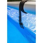 GRE Enrouleur de bâches classique piscine enterrée - 5,5m de largeur de piscine maximum
