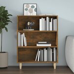 vidaXL Buffet Chêne fumé 69 5x32 5x90 cm Bois d'ingénierie