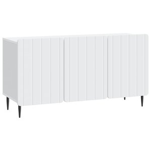 vidaXL Meuble TV Blanc 99 x 34 5 x 52 cm Bois d'ingénierie