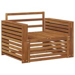 vidaXL 2 Pièce Canapé d’extérieur Naturel
