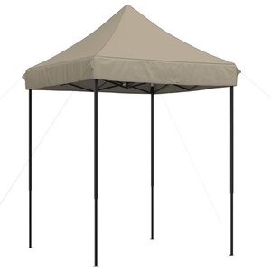 vidaXL Tente de fête 200 x 200 x 306 cm Taupe Tissu Oxford
