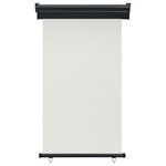 vidaXL Auvent latéral de balcon 105x250 cm Crème