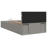 vidaXL Cadre de lit à rangement hydraulique sans matelas 90x200 cm