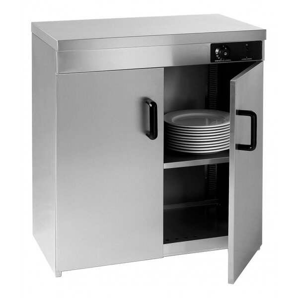 Armoire Chauffe-Assiettes Inox 2 Portes - 750