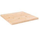 vidaXL Dessus de table 50x50x2 5 cm bois de pin massif