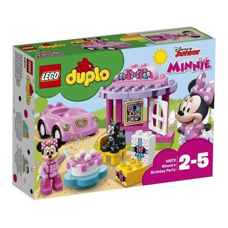 Lego 10873 duplo la fete d'anniversaire de minnie jeu de construction avec  une figurine et voiture jouet pour enfant 2 - 5 ans - La Poste