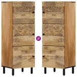 vidaXL Buffet 40x33x110 cm bois de manguier massif