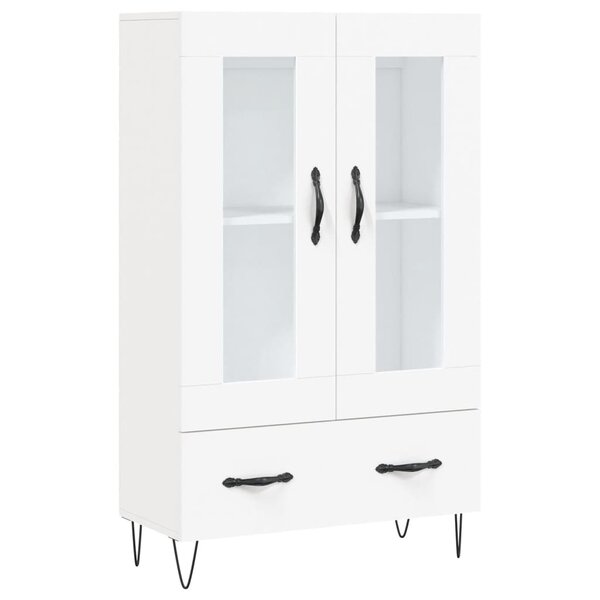 vidaXL Buffet haut blanc 69 5x31x115 cm bois d'ingénierie