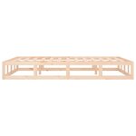 vidaXL Cadre de lit sans matelas 150x200 cm bois massif