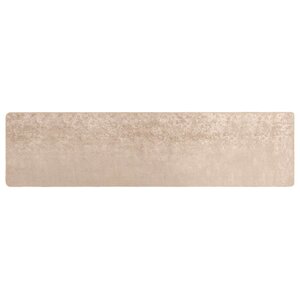 vidaXL Coureur de Tapis MARSA Beige 100 x 450 cm Polyester et PVC