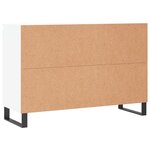 vidaXL Buffet blanc 101 5x35x70 cm bois d'ingénierie