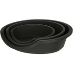 Panier-corbeille Dreamer noir 80 x 60 x 25 cm