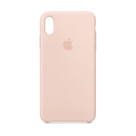 Coque en silicone pour iPhone XS Max - Rose des sables