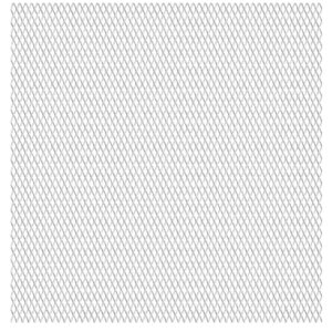vidaXL Panneau de grillage de jardin Acier inox 50x50 cm 20x10x2 mm