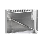 Saladette réfrigérée couvercle inox 230 l - 1 porte gn 1/1- cool head - r600a - inox1230pleine 450x700x890mm