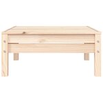 vidaXL Canapé de jardin 3 places bois de pin massif