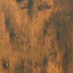 vidaXL Tables de chevet 2 Pièces Chêne fumé 40x30x30 cm Bois d'ingénierie