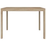 vidaXL Table à manger 110x70x75 cm bois d'acacia solide