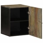 vidaXL Armoire de salle de bain murale 38x33x48cm bois massif manguier