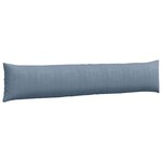 vidaXL Coussins de canapé 2 Pièces Bleu 200 x 40 cm