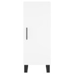 vidaXL Buffet blanc 34 5x34x90 cm bois d'ingénierie