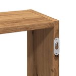 vidaXL Étagère murale chêne artisanal 159x18x66 cm bois d'ingénierie