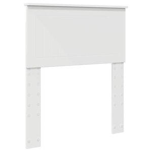 vidaXL Tête de lit avec tête de lit Blanc 75 cm Bois d'ingénierie