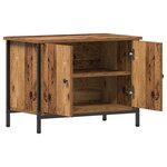 vidaXL Meuble TV en Bois Ancien Bois ancien Bois 60 x 35 x 45 cm Durable
