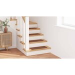 vidaXL Tapis Antidérapants pour Escaliers 15 Pièces Jaune 60 x 25 cm PP