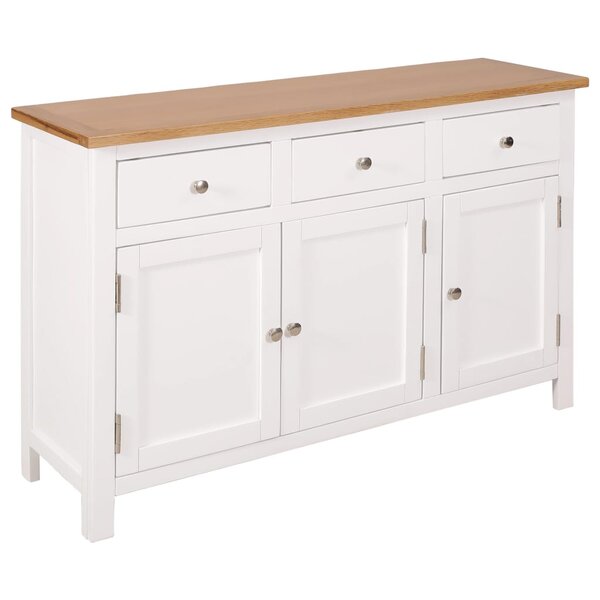 vidaXL Buffet 110x33 5x70 cm Bois de chêne massif