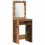 vidaXL Ensemble de Coiffeuse 2 Pièces Bois ancien 50 x 41 x 135 cm