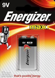 Blister de 1 Pile Max 6LR61 9V ENERGIZER