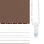 vidaXL Store zèbre marron 95x230 cm largeur du tissu 90 9 cm polyester