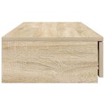 vidaXL Tiroirs de lit avec tiroir Chêne sonoma 120 x 36.5 x 16.5 cm
