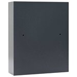 vidaXL Coffre-fort numérique Gris 30 x 10 x 36 5 cm Acier