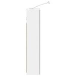 vidaXL Armoire Miroir de Salle de Bain Blanc 30 x 10 5 x 50 cm