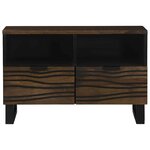 vidaXL Unites TV avec tiroir Noyer 70 x 33 x 46 cm Bois d'ingénierie