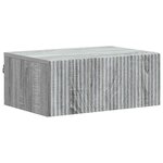 vidaXL Cabinet de chevet mural Sonoma gris 49 x 34 5 x 20 cm