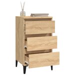 vidaXL Table de chevet chêne sonoma 40x35x70 cm bois d'ingénierie