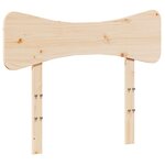 vidaXL Tête de lit 100 cm bois massif de pin