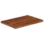 vidaXL Dessus de table 70x60x2 5 cm rectangulaire bois massif récupéré