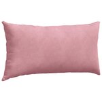 vidaXL Coussins de canapé 2 Pièces Rose 80 x 40 cm